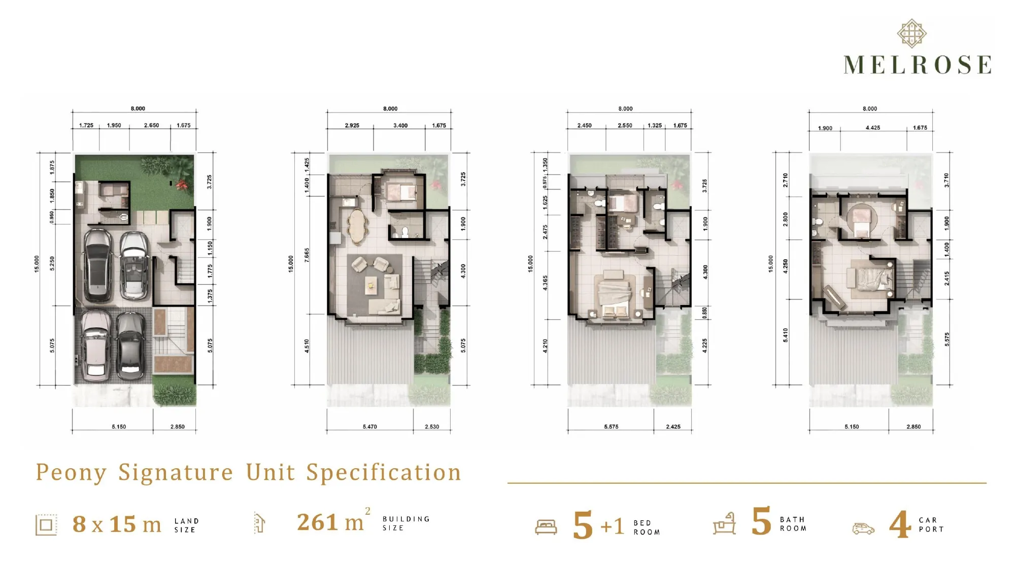 Rumah Melrose Residence - 2
